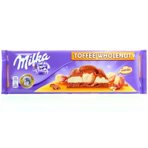 Milka Шоколад молочный карамель и фундук 300 г